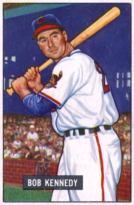 Framed Print : Baseball Card Of Bob Kennedy Framed Print : Baseball Card Of Bob Kennedy