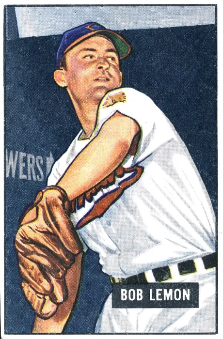 Framed Print : Baseball Card Of Bob Lemon Framed Print : Baseball Card Of Bob Lemon