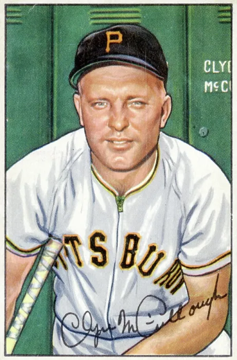 Framed Print : Baseball Card Of Clyde McCullough
