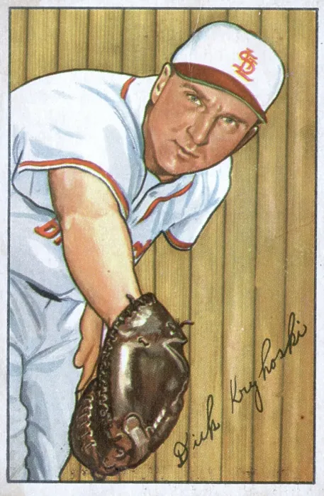 Framed Print : Baseball Card Of Dick Kryhoski Framed Print : Baseball Card Of Dick Kryhoski