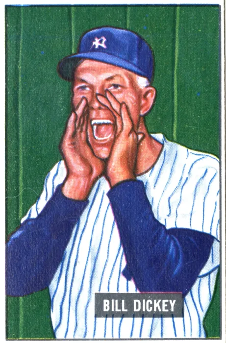 Framed Print : Baseball Card Of Bill Dickey Framed Print : Baseball Card Of Bill Dickey