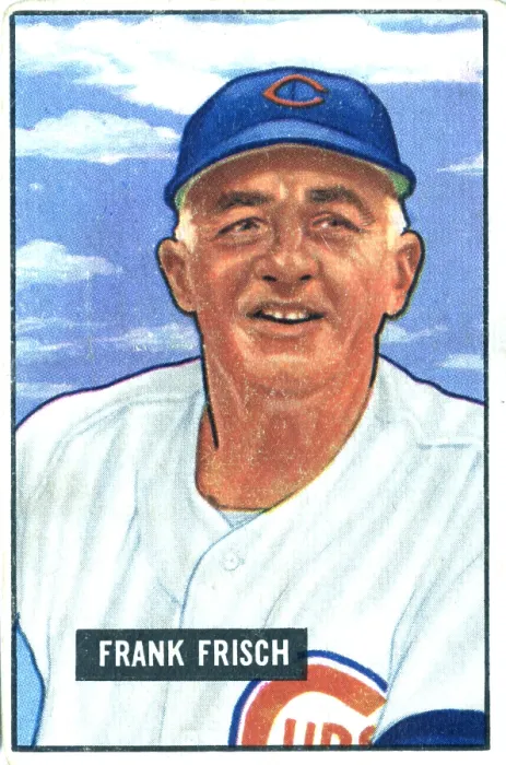 Framed Print : Baseball Card Of Frank Frisch