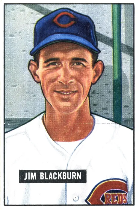 Framed Print : Baseball Card Of Jim Blackburn Framed Print : Baseball Card Of Jim Blackburn