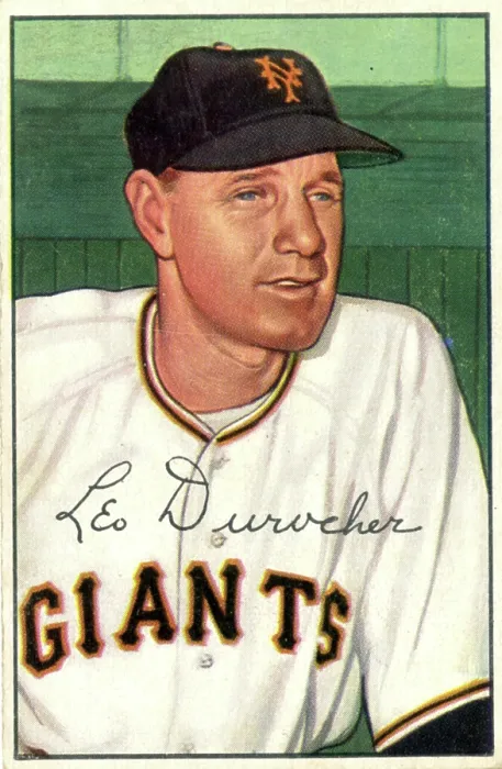 Framed Print : Baseball Card Of Leo Durocher Framed Print : Baseball Card Of Leo Durocher