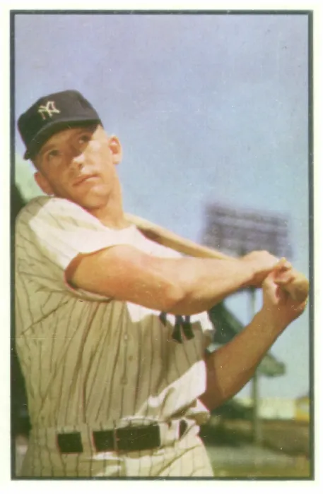 Framed Print : Baseball Card Of Mickey Mantle Framed Print : Baseball Card Of Mickey Mantle