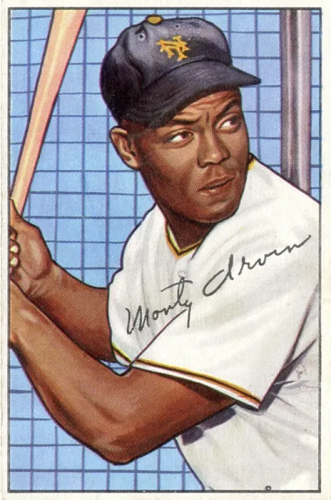 Framed Print : Baseball Card Of Monte Irvin Framed Print : Baseball Card Of Monte Irvin