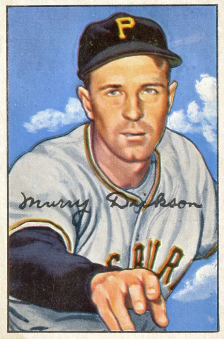 Framed Print : Baseball Card Of Murray Dickson Framed Print : Baseball Card Of Murray Dickson