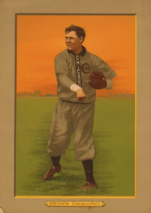 Framed Print : Baseball Card Titled Brown - Chicago Nat'l Framed Print : Baseball Card Titled Brown - Chicago Nat'l