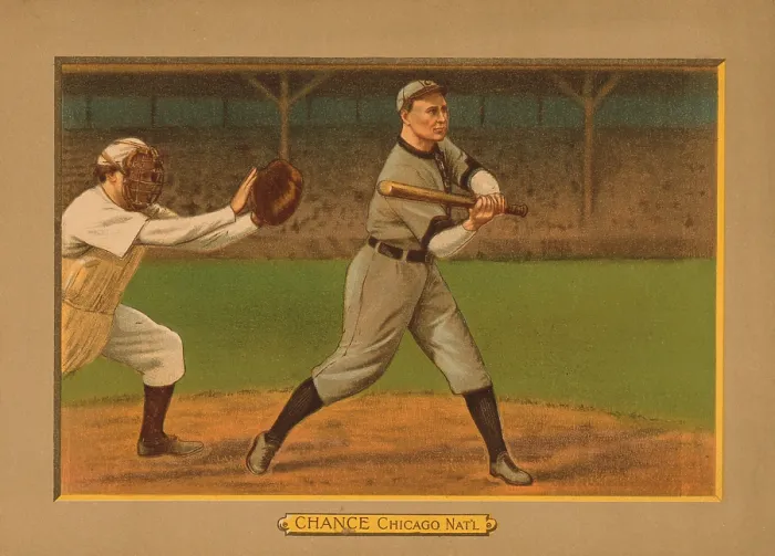 Framed Print : Baseball Card Titled Chance - Chicago Nat'l Framed Print : Baseball Card Titled Chance - Chicago Nat'l