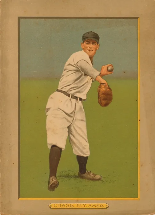 Framed Print : Baseball Card Titled Chase - NY Amer Framed Print : Baseball Card Titled Chase - NY Amer