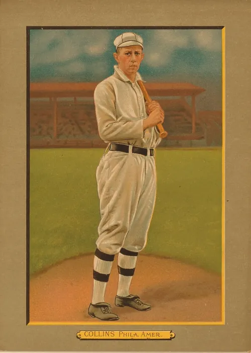 Framed Print : Baseball Card Titled Collins - Phila. Amer Framed Print : Baseball Card Titled Collins - Phila. Amer