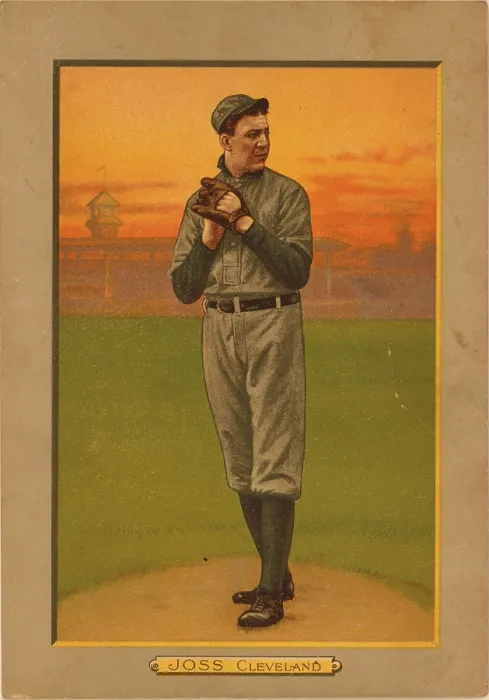 Framed Print : Baseball Card Titled Joss - Cleveland Framed Print : Baseball Card Titled Joss - Cleveland