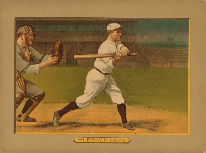Framed Print : Baseball Card Titled Murray - N.Y. Nat'l Framed Print : Baseball Card Titled Murray - N.Y. Nat'l