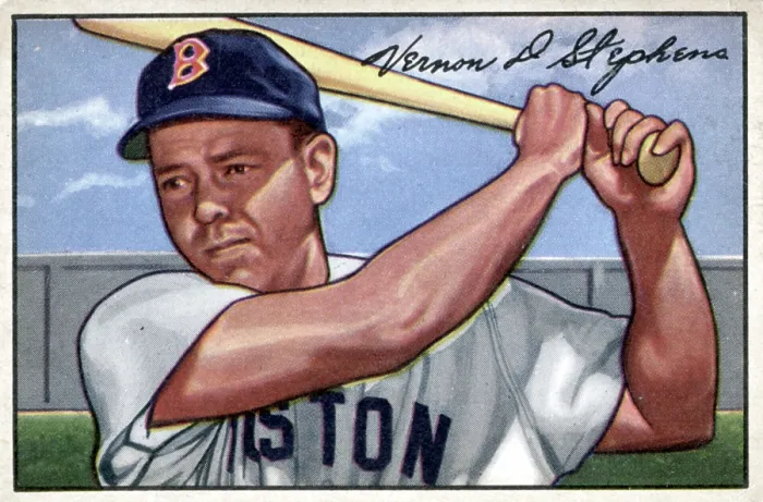 Framed Print : Baseball Card Of Vern Stephens Framed Print : Baseball Card Of Vern Stephens