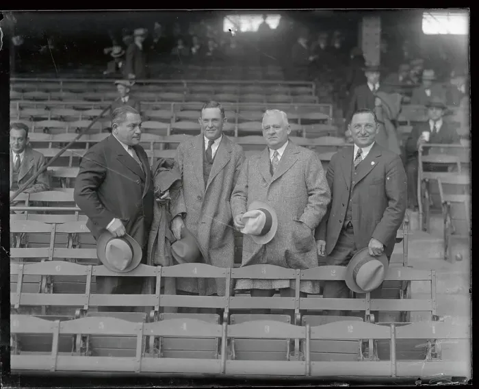 Framed Print : Baseball Celebrity Spectators at World Series Game Framed Print : Baseball Celebrity Spectators at World Series Game