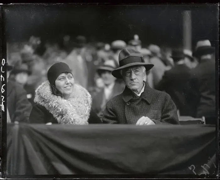 Framed Print : Baseball Commissioner Kenesaw Landis and Miss Phoebe Crosby Framed Print : Baseball Commissioner Kenesaw Landis and Miss Phoebe Crosby