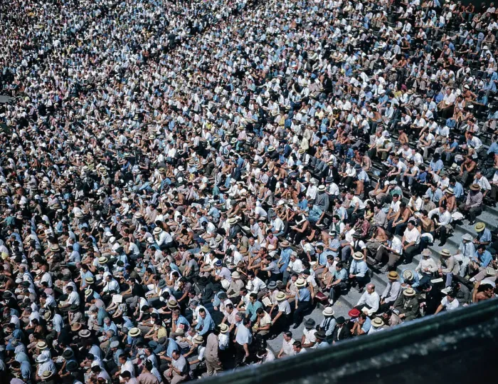Framed Print : Baseball Crowds at Yankee Stadium Framed Print : Baseball Crowds at Yankee Stadium