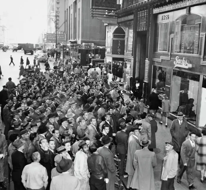 Framed Print : Baseball Fans - 1947 World Series