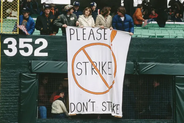 Framed Print : Baseball Fans With Banner Framed Print : Baseball Fans With Banner
