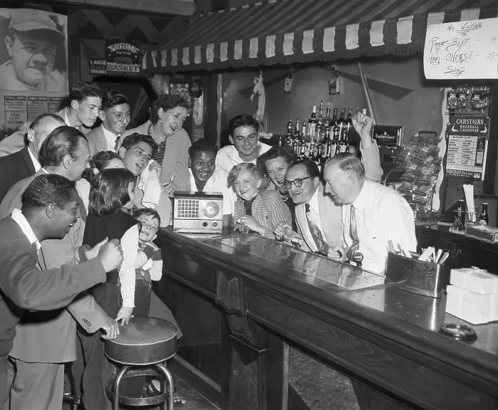 Framed Print : Baseball Fans Celebrating Together Framed Print : Baseball Fans Celebrating Together