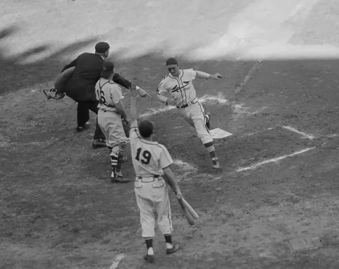 Framed Print : Baseball Game in Action Framed Print : Baseball Game in Action