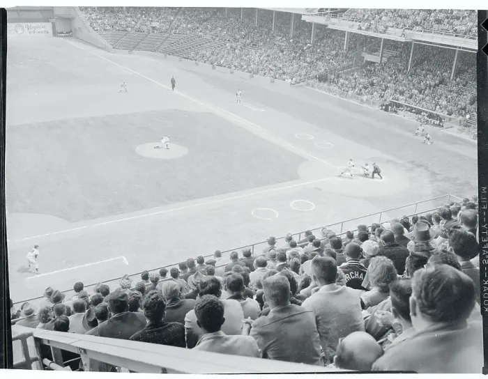Framed Print : Baseball Game at Connie Mack Stadium Framed Print : Baseball Game at Connie Mack Stadium