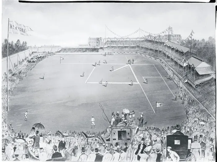 Framed Print : Baseball Game at Polo Grounds Framed Print : Baseball Game at Polo Grounds