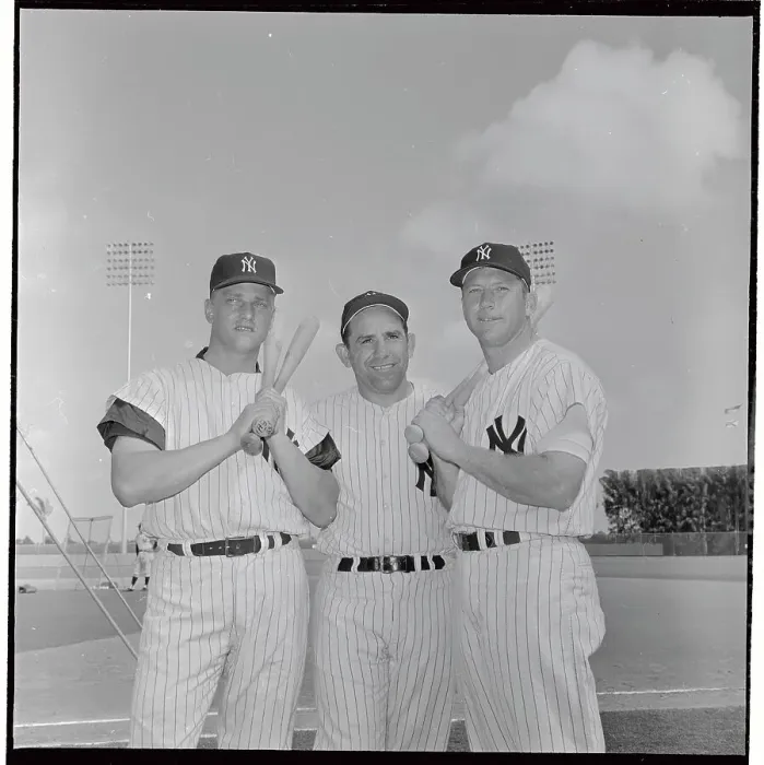 Framed Print : Baseball Greats Posing with Yogi Berra Framed Print : Baseball Greats Posing with Yogi Berra