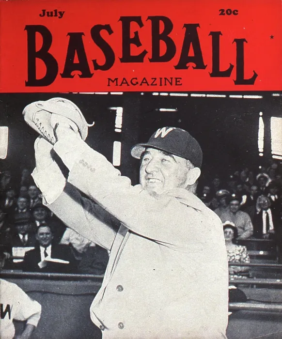 Framed Print : Baseball Magazine Cover With Happy Chandler Framed Print : Baseball Magazine Cover With Happy Chandler