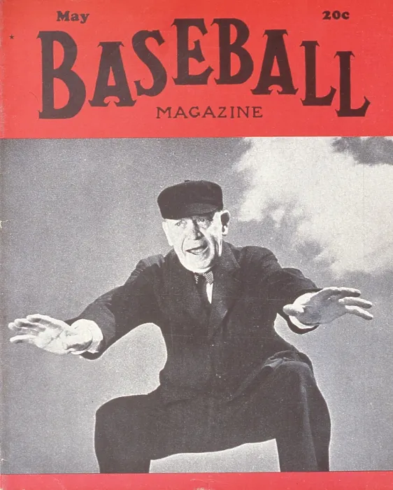 Framed Print : Baseball Magazine Cover With Bill Klem Framed Print : Baseball Magazine Cover With Bill Klem