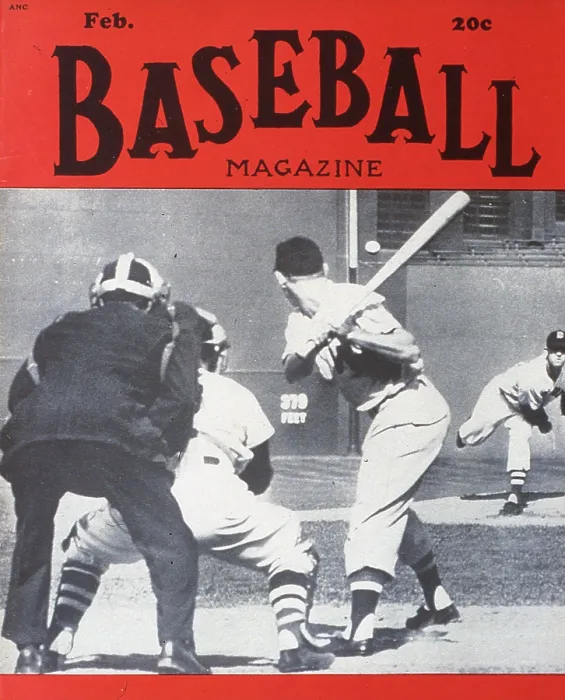 Framed Print : Baseball Magazine Cover With Onfield Action Framed Print : Baseball Magazine Cover With Onfield Action