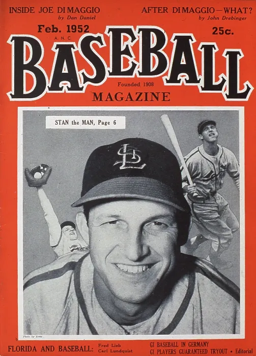 Framed Print : Baseball Magazine Cover With Stan Musial Framed Print : Baseball Magazine Cover With Stan Musial