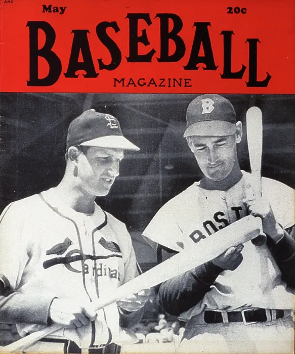 Framed Print : Baseball Magazine Cover With Stan Musial & Ted Williams Framed Print : Baseball Magazine Cover With Stan Musial & Ted Williams