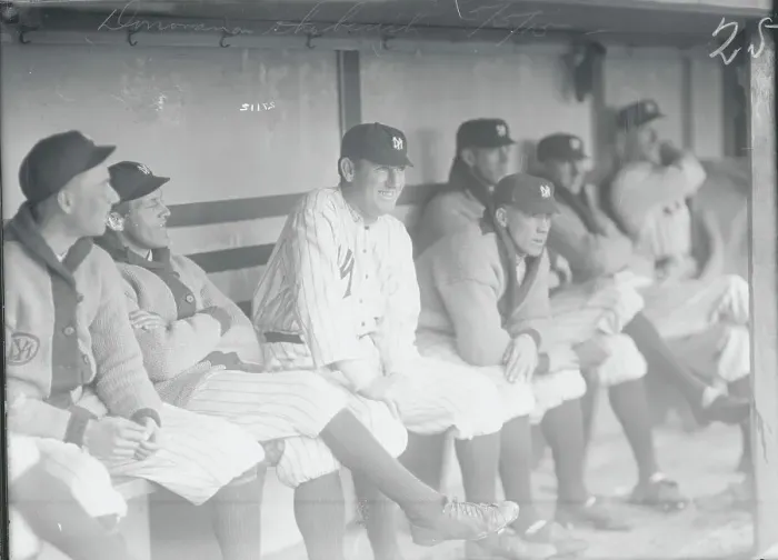 Framed Print : Baseball Manager and Teammates on Bench Framed Print : Baseball Manager and Teammates on Bench