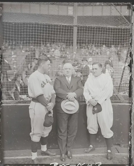 Framed Print : Baseball Managers Posing Together Framed Print : Baseball Managers Posing Together