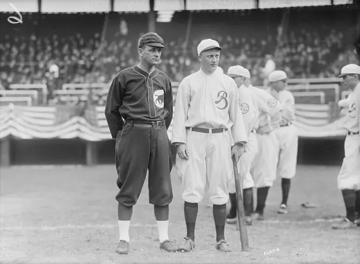 Framed Print : Baseball Managers Posing Framed Print : Baseball Managers Posing