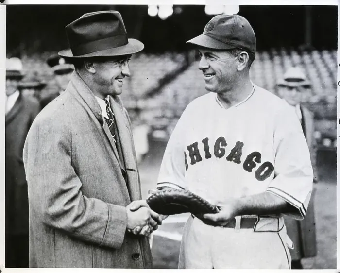 Framed Print : Baseball Managers Shaking Hands Framed Print : Baseball Managers Shaking Hands