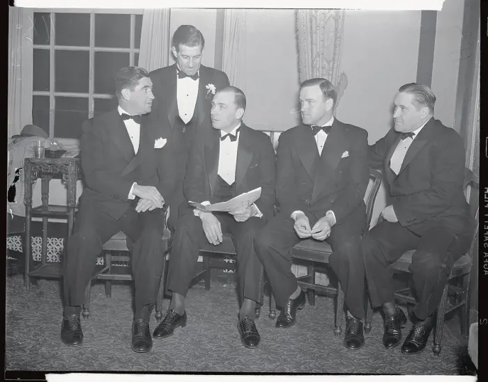 Framed Print : Baseball Mangers Attending Sport Writers Dinner Framed Print : Baseball Mangers Attending Sport Writers Dinner