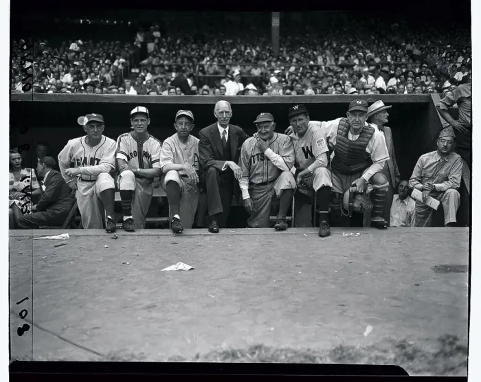 Framed Print : Baseball Old Timers Ready to Play Exhibition Game Framed Print : Baseball Old Timers Ready to Play Exhibition Game