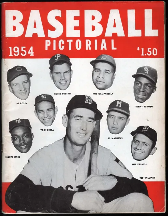 Framed Print : Baseball Pictorial 1954