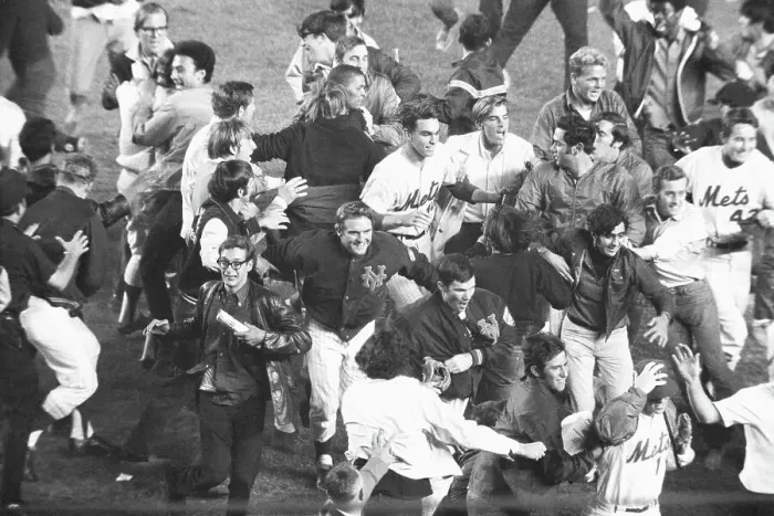 Framed Print : Baseball Pitcher Mobbed By Lots Of Fans Framed Print : Baseball Pitcher Mobbed By Lots Of Fans