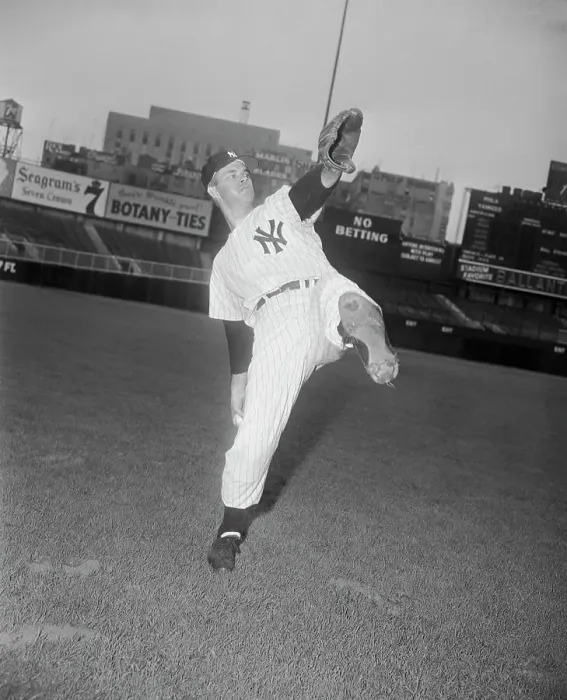 Framed Print : Baseball Pitcher Raising His Glove