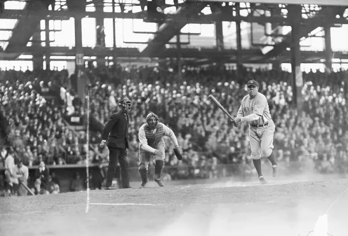 Framed Print : Baseball Player Babe Ruth at Bat Framed Print : Baseball Player Babe Ruth at Bat