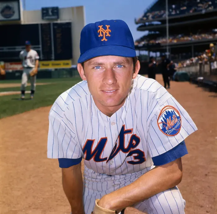 Framed Print : Baseball Player Bud Harrelson Kneeling for a Pose Framed Print : Baseball Player Bud Harrelson Kneeling for a Pose