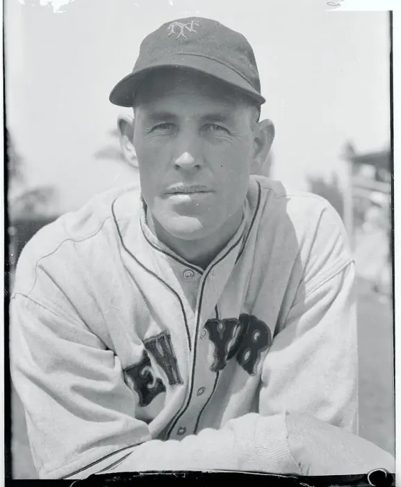 Framed Print : Baseball Player Frank Gabler Posing in Uniform Framed Print : Baseball Player Frank Gabler Posing in Uniform