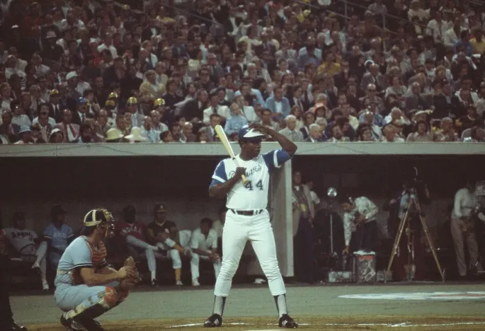 Framed Print : Baseball Player Hank Aaron