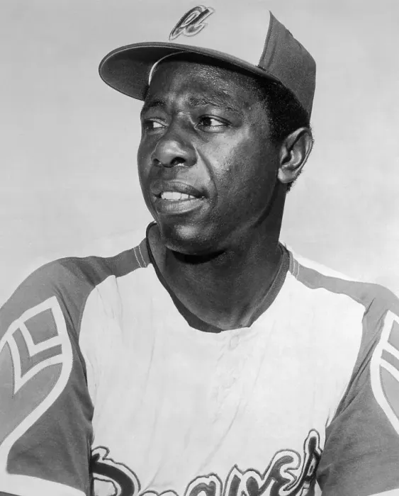 Framed Print : Baseball Player Hank Aaron Framed Print : Baseball Player Hank Aaron