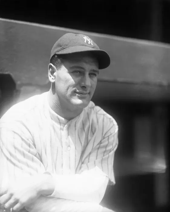 Framed Print : Baseball Player Lou Gehrig Framed Print : Baseball Player Lou Gehrig