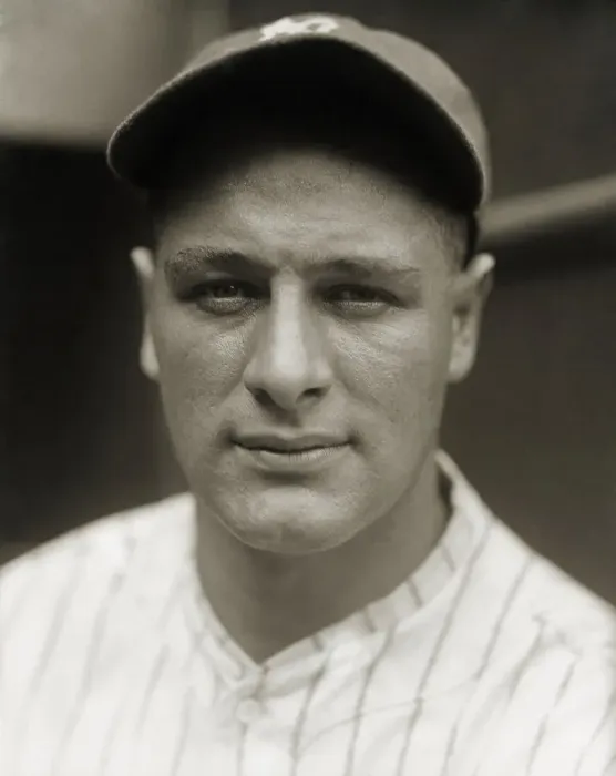 Framed Print : Baseball Player Lou Gehrig