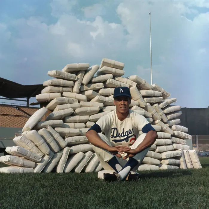 Framed Print : Baseball Player Maury Wills Framed Print : Baseball Player Maury Wills